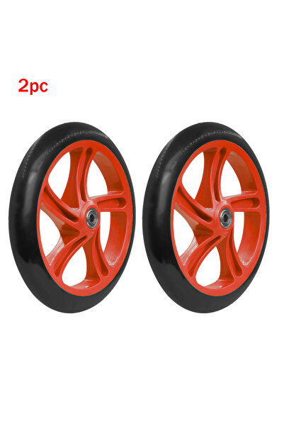 Choice قطعتان من سكوتر للبالغين بعجلات صلبة مقاس 200 مم، مقاس 1/2 قطعة، مناسب...