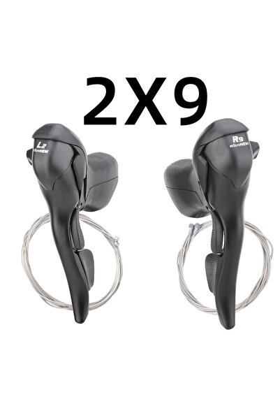 Choice 2x9 Speed Shifter MicroNEW Road Bike Shifter 3x7 3x8 3x9 3x10 Speed Br...