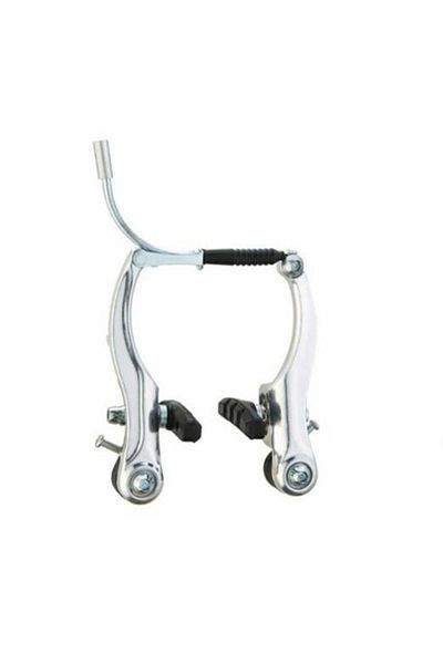 Choice Silver Aluminum Alloy Mountain Bike V Brake Front or Rear Bicycle Road Bike Brake Riding Accessories