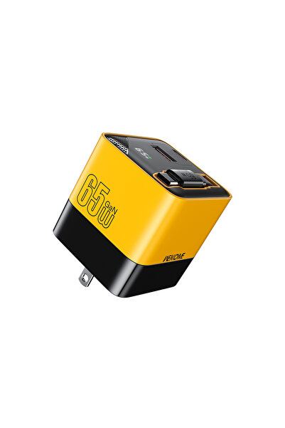 Choice رأس شحن سريع 65 وات أمريكي 65 وات USB-C مع كابل TypeC مدمج بطول 80 سم ...