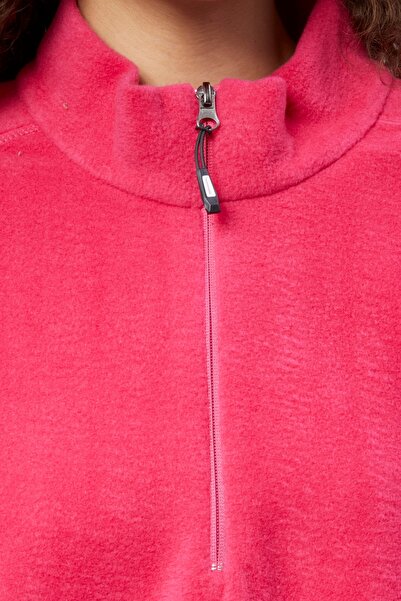 M MOONCOVER Φούτερ Mooncover Unisex με ψηλό γιακά – Standard Fit Φούξια