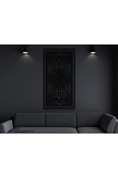 Kilim Motifli Premium Metal CNC Tablo