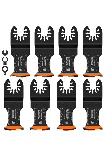 Choice1 8PCS 8/10Pcs Japanese Oscillating Saw Blades HighCarbon teel Bi-Metal...