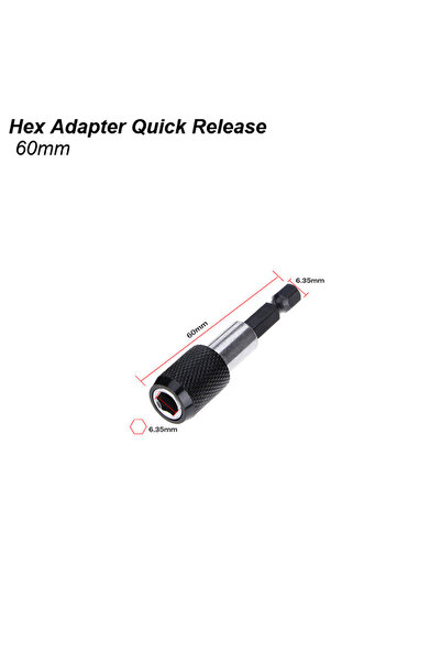 Choice3 Bit Holder 60mm Magnetic Screwdriver Hex Adapter Quick Release Drill ...