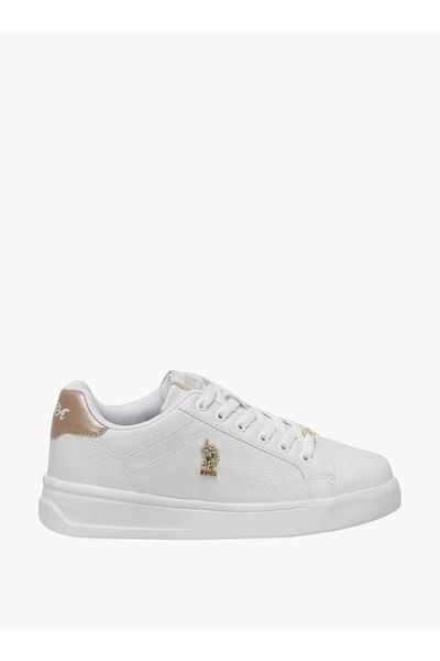 U.S. Polo Assn. U.S. Polo Assn Women's Logo Detail Lace-Up Sneakers