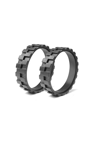 Choice 2 pcs Replacement Tires for IRobot Roomba Vacuum 500, 600, 700, 800, 900, E5, E6, i7 Series, A Pair
