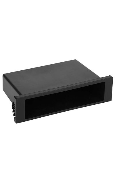 Choice Black Car Radio Cd Box Dash Trim Case Single Din Dashboard Storage Organizer For Chevrolet Corvette