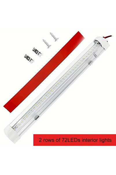 Choice1 JX32 1 قطعة 12 فولت - 80 فولت مصباح LED ساطع داخلي للسيارة مصباح قراء...