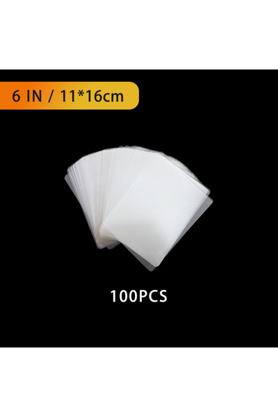 Choice 6 بوصة 100 قطعة من فيلم التغليف الحراري PET للصور / الملفات / البطاقات...