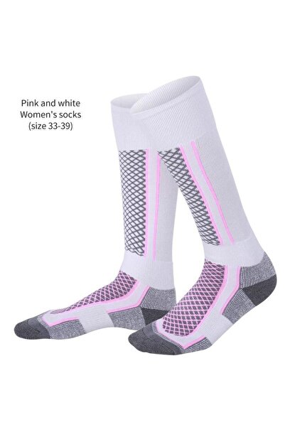 Choice جوارب شتوية سميكة دافئة للتزلج على الجليد للنساء من DIZETION زوج واحد ...