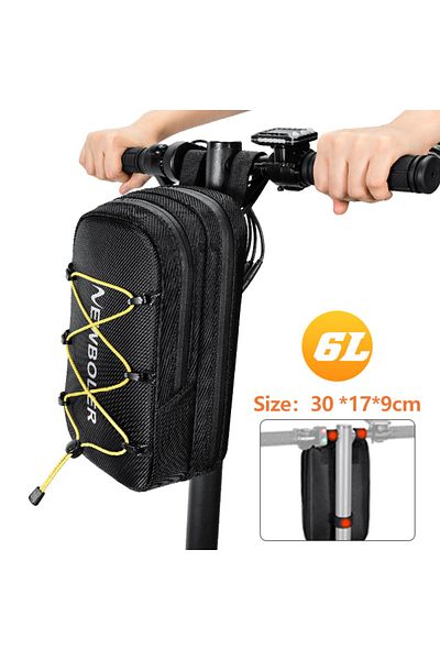 Choice BAG015 NEWBOLER Electric Scooter Front Bag Handlebar Quick Release 6L Big Capacity Universal Electri