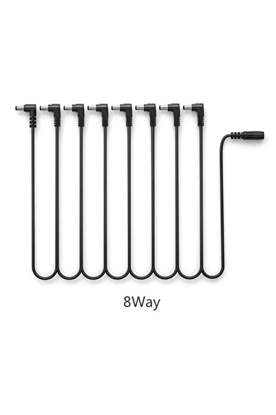 Choice6 كابل توصيل Miwayer Daisy Chain (من 1 إلى 8 طرق) لتوصيل دواسات تأثيرات...