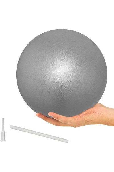 Choice GRAY 9 Inch Yoga Ball Mini Exercise Exercise Pilates Ball Sport Training Gym Anti Burst and Slip Res