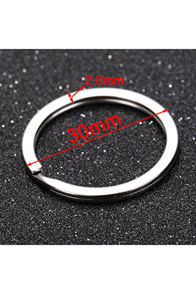 Choice1 القطر الخارجي 30 مم، 20 قطعة من حلقات القفز المعدنية المنقسمة، خطافات...