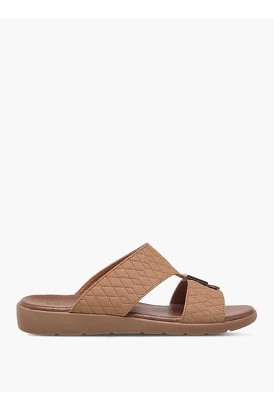 LBL by Shoexpress Men's Textured Slip-On Arabic Sandals