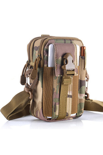 Choice حقيبة خصر متعددة الوظائف مقاومة للماء من النايلون للرجال كاجوال حقيبة ...