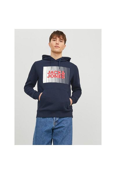 Jack & Jones Jjecorp Logo Sweat Hood Play Men's Sweat
