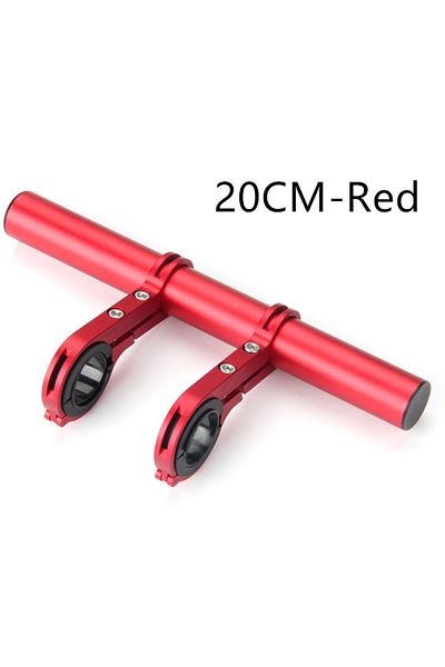 Choice 20CM-Red 10/20/30cm Bicycle Handlebar Extended Bracket MTB Headlight Mount Extented Bar Road Mountai