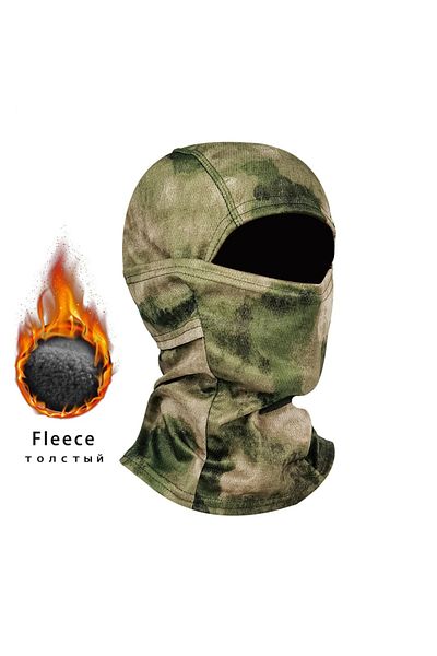 Choice قناع AT Winter Fleece دافئ للتمويه من بالاكلافا مقاوم للبرد للتزلج وركوب الدراجات وقناع كامل الوجه للدراجة النارية