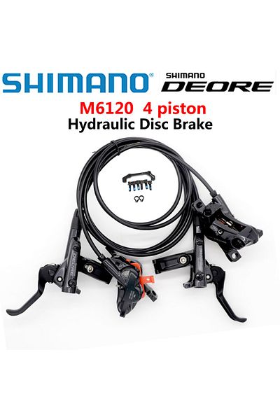 Choice M6120 Resin SHIMANO DEORE M6100 2 Piston M6120 4 piston Brake MTB Mountain Bikes Hydraulic Disc Brak