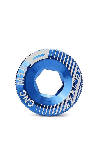 Choice M18 blue ENLEE Bike Crank Cover Crank Screw Aluminum Alloy Mountain Bike Color M18 M20 Compatible Wi