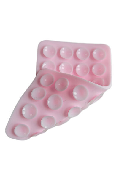 Choice Light pink Silicone Suction Pad Double Sided For Mobile Phone Fixture ...