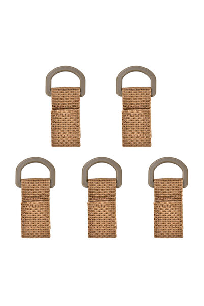 Choice مشبك حقيبة ظهر من النايلون للاستخدام الخارجي مكون من 5 قطع من كاهيكي، ...