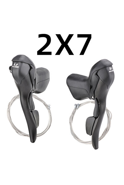Choice 2x7 Speed Shifter MicroNEW Road Bike Shifter 3x7 3x8 3x9 3x10 Speed Br...