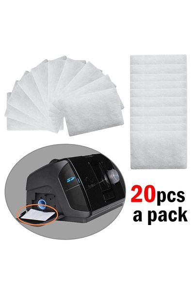 Choice 20PCS Pack Universal CPAP Foam Filter Premium Disposable Filters Supplies for ResMed AirSense 10 S9-