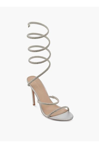 Flora Bella by Shoexpress Flora Bella Embellished Gladiator Sandals with Stiletto Heels