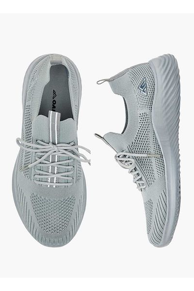 Oaklan by Shoexpress Textured Lace-Up Sports Shoes with Pull Tabs