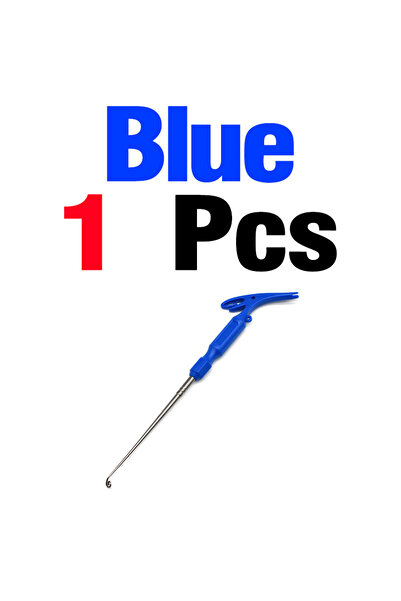 Choice جهاز فصل سريع لاستخراج خطاف السمك MNFT الآمن باللون الأزرق قطعة واحدة ملحقات صيد السمك المحمولة