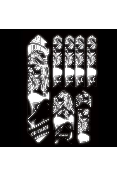 Choice Fanguang Beauty Enlee Bike Frame Sticker Decal Reflective Stickers Diy Bike Frame Protection Tape Ro