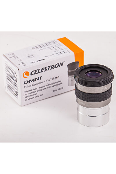 Choice عدسة OMNI 15 مم من Celestron OMNI، ملحق تلسكوب فلكي، مجال رؤية 52 درجة...