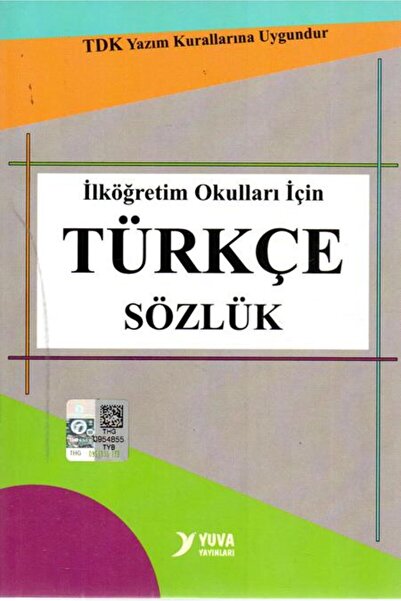 Yuva Yayınları Türkçe Sözlük İlköğretim K. Kapak