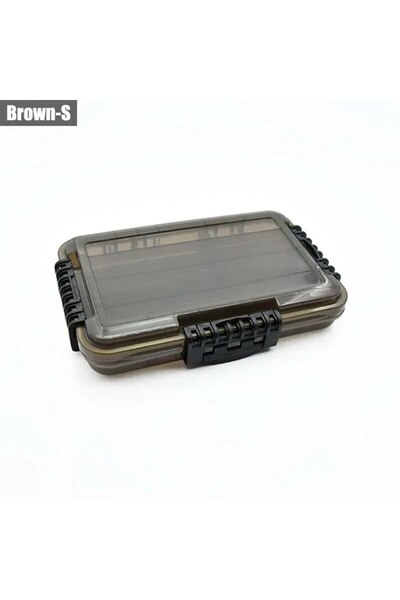 Choice صندوق أدوات صيد السمك مقاوم للماء بسعة كبيرة باللون البني الفاتح، صندو...