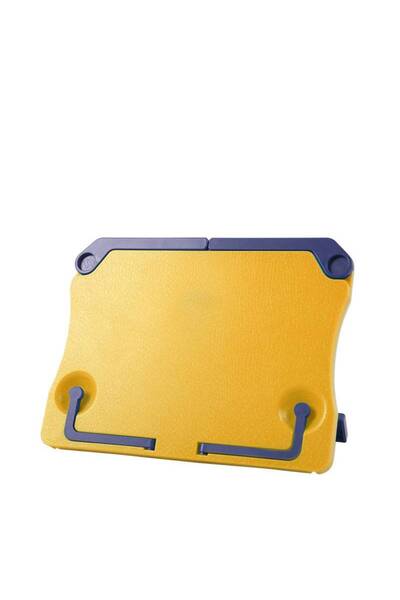 Choice حامل كتب محمول باللون الأصفر، حامل كتب للقراءة قابل للتعديل، رف كتب وص...