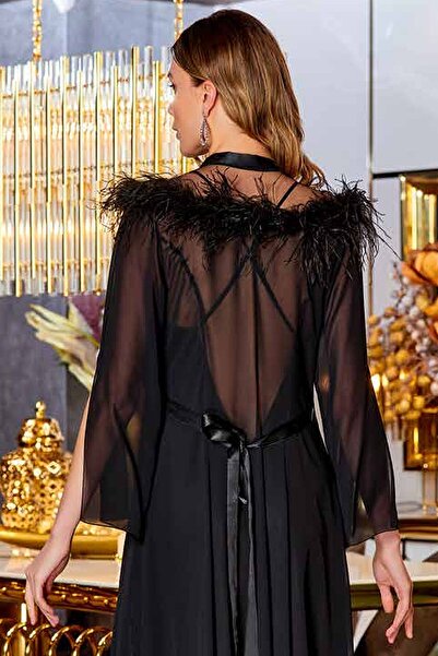 Jeremi Set cămașă de noapte și halat din satin