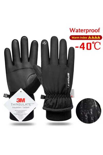 Choice1 قفازات M GOL118 للرجال للشتاء مقاومة للماء لركوب الدراجات والرياضات ا...