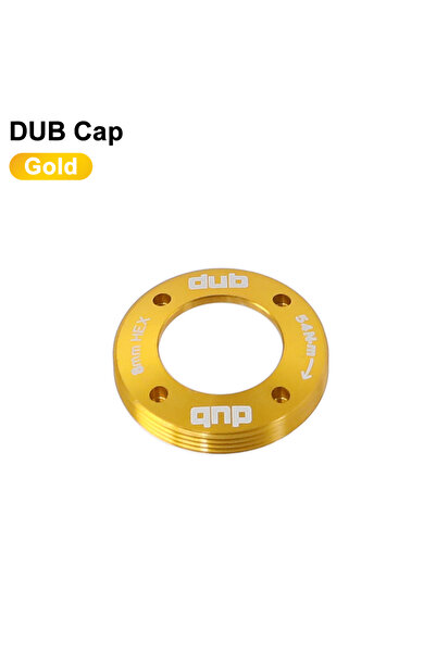 Choice غطاء ذراع مرفق الدراجة DUB Cap Gold HEPPE غطاء مرفق الدراجة DUB لذراع ...