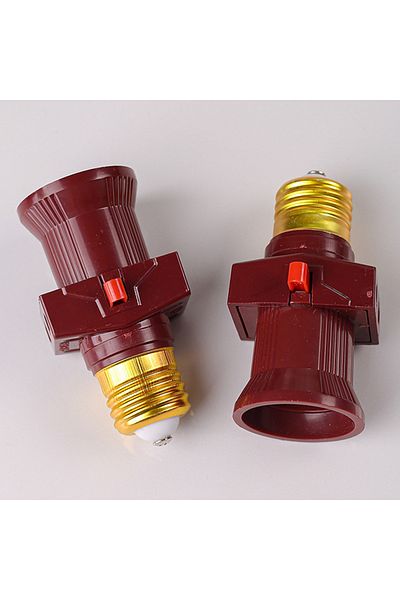 Choice 111V- 240V E27 Screw Bulb Holder Convert To With Switch Lamp Socket LED Bulb Adapter With Switch ...