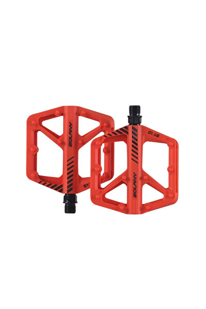 Choice دواسة دراجة نايلون من BOLANY برتقالية اللون مضادة للانزلاق ودواسات درا...