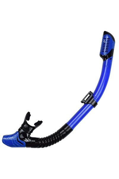 Choice أنبوب غطس جاف أسود ملكي أزرق سهل التنفس للغوص والحماية من الرذاذ وصمام...