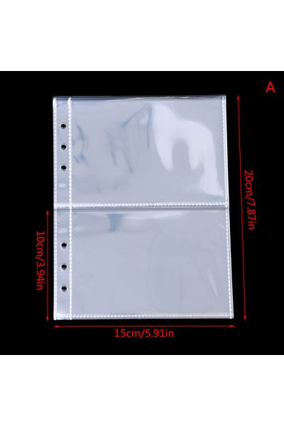 KOQZM A 10pcs/pack A5 Transparent Photo Album Binder Refill Inner Sleeves For Kpop Lomo Cards Photocard G.