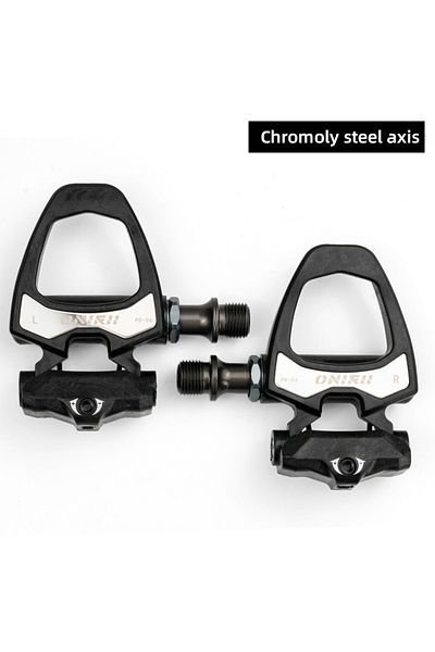 Choice Steel Axle ONIRII PD-06 Road Bike Carbon Lock Pedals Bicycle SPD Self-Locking Steel/Titanium 6 Degre