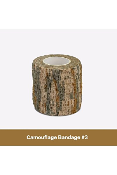 Choice شريط لف مرن Q3 بطول 2.5 سم × 4.8 متر، لاصق للجيش للصيد في الهواء الطلق...