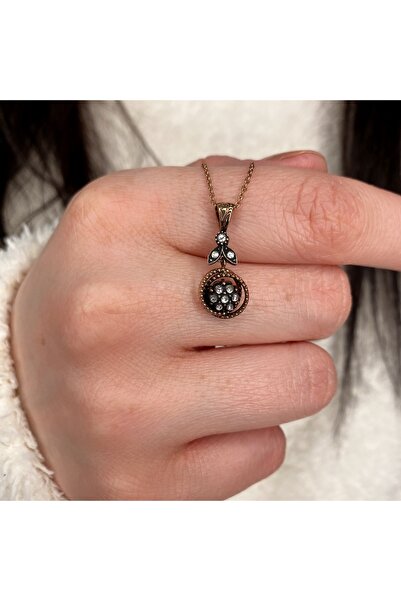 Kayra Mücevher Çıtı Pıtı Elmas Gül Kolye Elk32