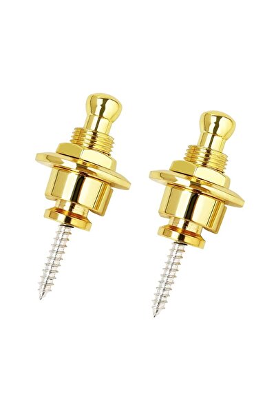 Choice3 دبابيس تثبيت حزام الجيتار الذهبية (قطعتان) - 3 ألوان للاختيار - دبابي...