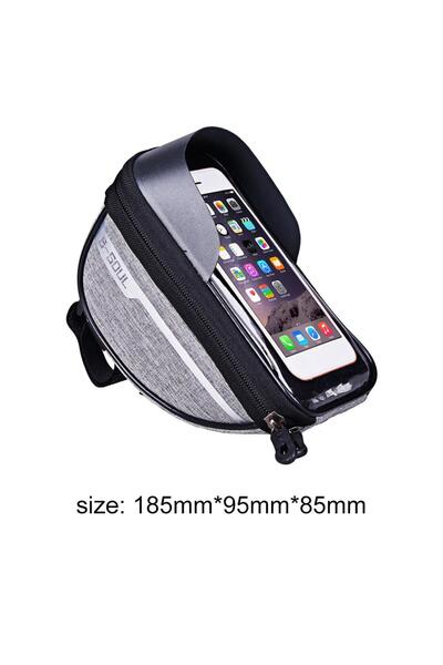 Choice حقيبة دراجة هوائية مقاومة للماء وشاشة تعمل باللمس وحقيبة ركوب الدراجات...