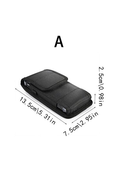Choice حقيبة الهاتف المحمول M من النايلون العالمي مع مشبك حزام للهاتف المحمول...